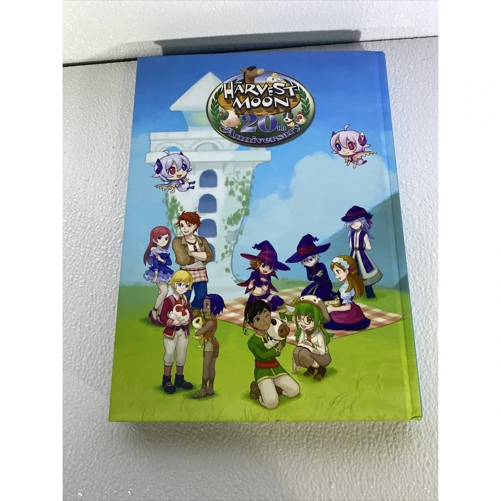Harvest Moon Light of Hope SE‎ Guide 20th Anniversary Hardcover Poster Excellent